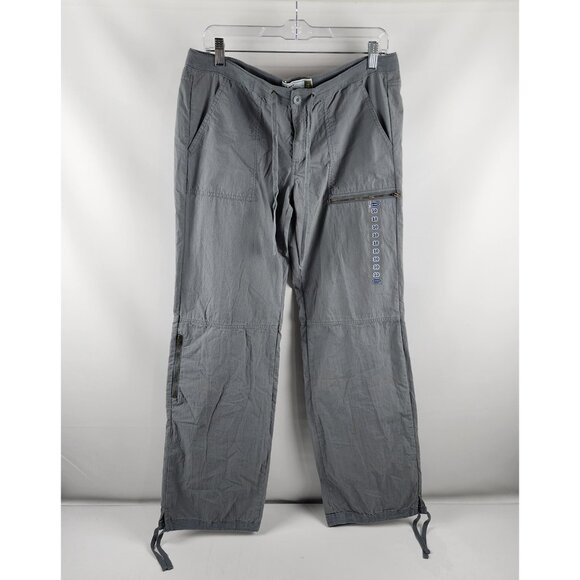 Old Navy Pants Womens 10 Gray Low Waist Cargo Pants (32x31) NWT - Picture 1 of 12